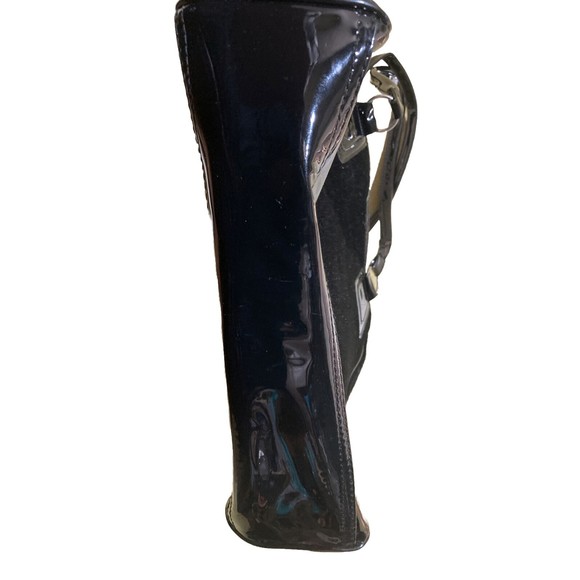 ESSENCE OF BEAUTY tote handbag laptop large purse black faux fur 18 x 14 - Picture 3 of 9